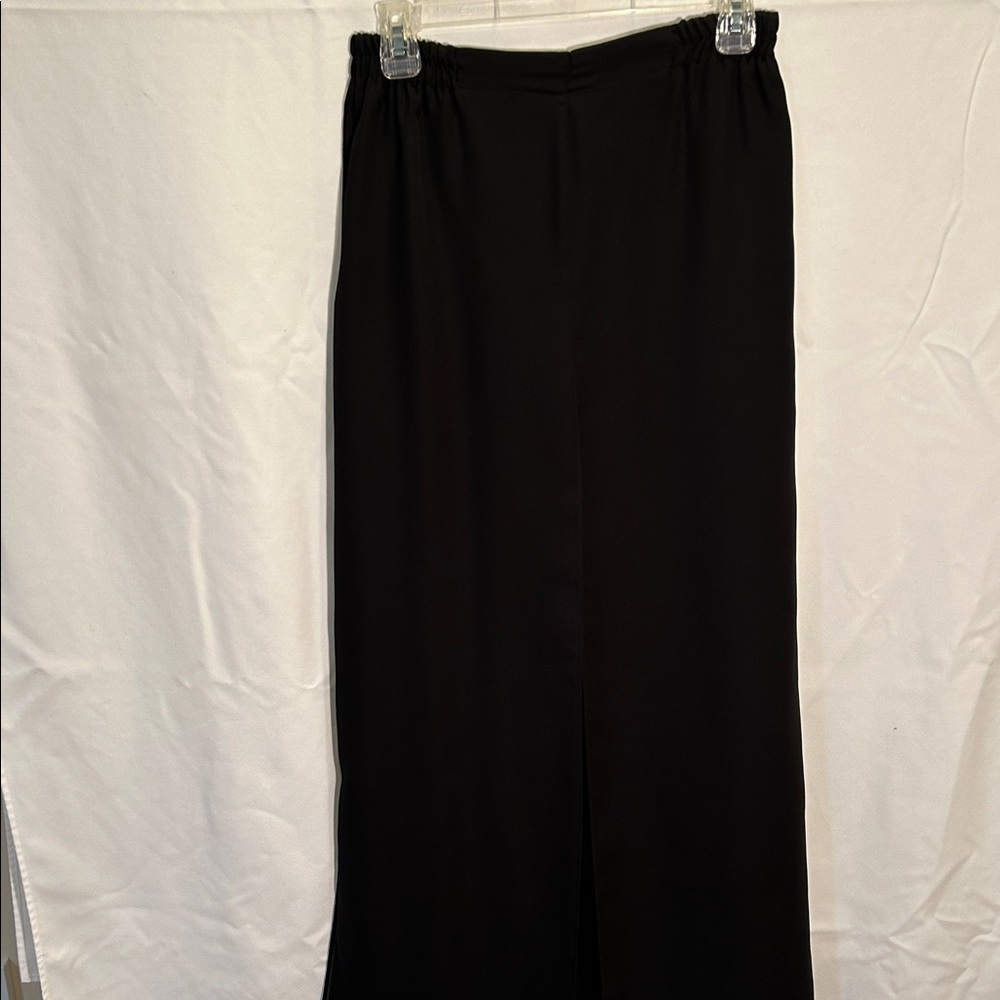 Cachet Black Maxi Skirt Palazzo Pants  Size 8